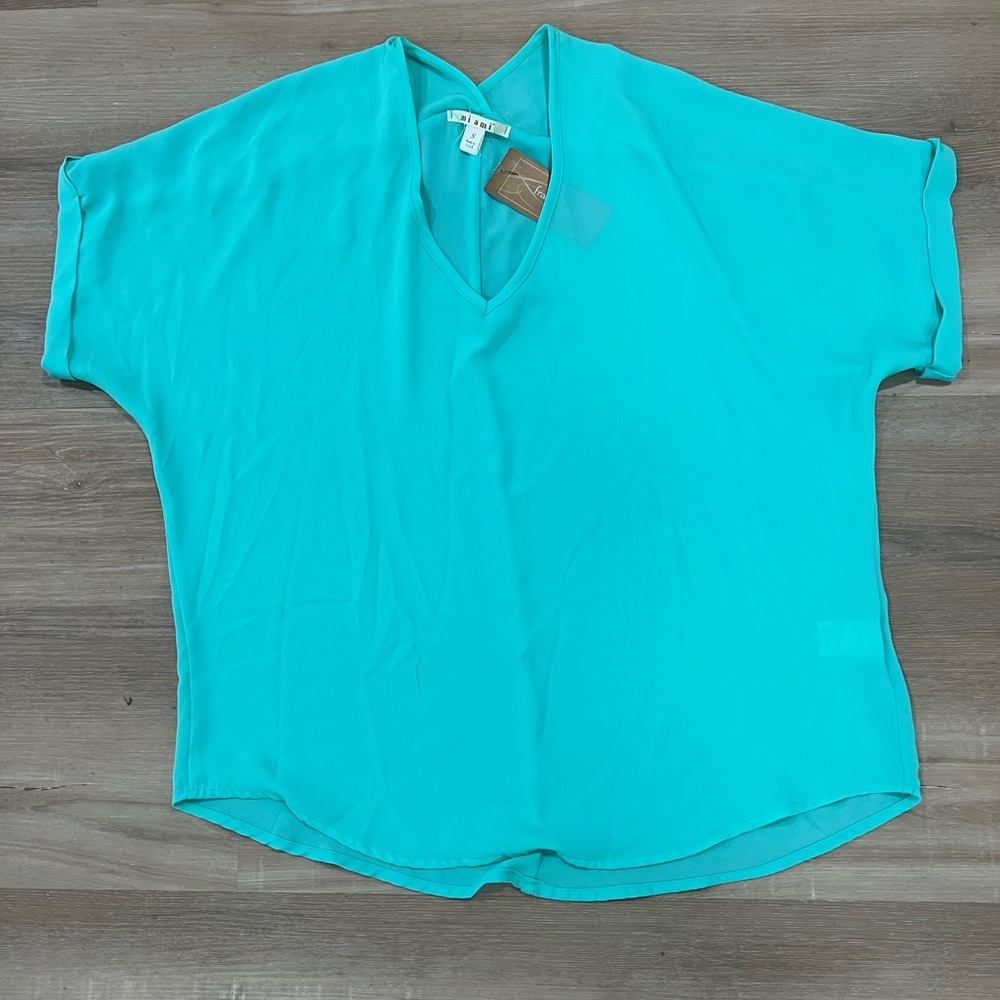 Flowy V-Neck Blouse